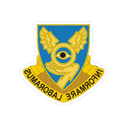 1st Military Intelligence Battalion (U.S. Army) REVERSE PRINT Transparent Die-Cut STICKER - The Sticker Space