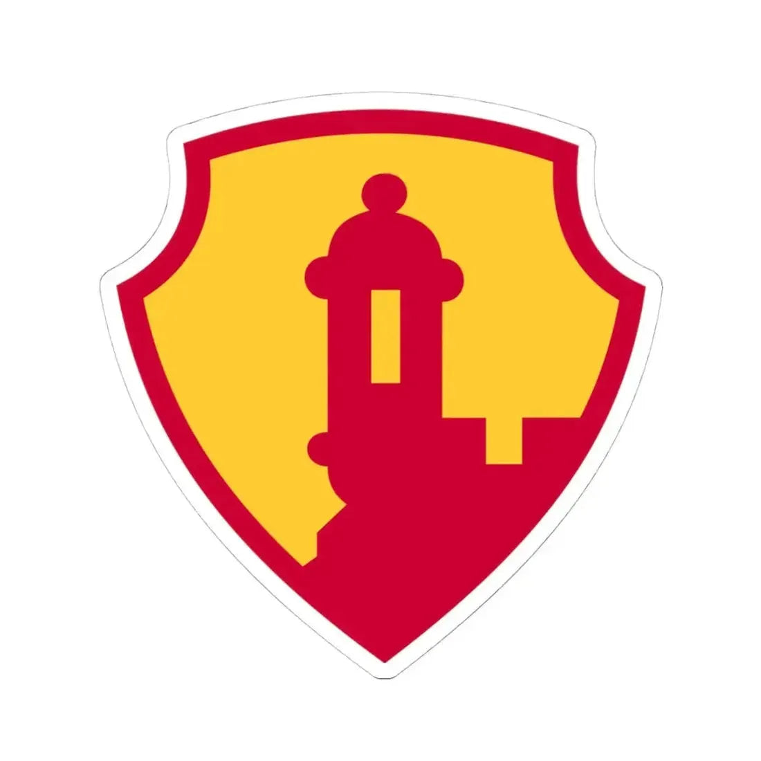 1st Mission Support Command 2 (U.S. Army) STICKER Vinyl Kiss-Cut Decal 4 Inch White - The Sticker Space