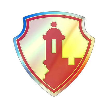 1ST MISSION SUPPORT COMMAND (U.S. Army) Holographic STICKER Die-Cut Vinyl Decal 5 Inch Holographic - The Sticker Space