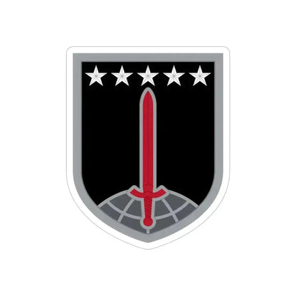 1ST MULTIDOMAIN TASK FORCE (U.S. Army) REVERSE PRINT Transparent Die-Cut STICKER - The Sticker Space