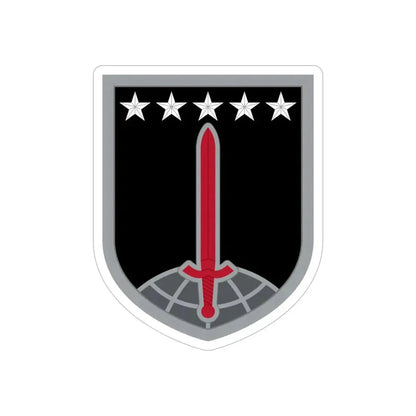 1ST MULTIDOMAIN TASK FORCE (U.S. Army) REVERSE PRINT Transparent Die-Cut STICKER - The Sticker Space