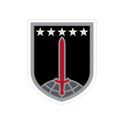 1ST MULTIDOMAIN TASK FORCE (U.S. Army) REVERSE PRINT Transparent Die-Cut STICKER - The Sticker Space