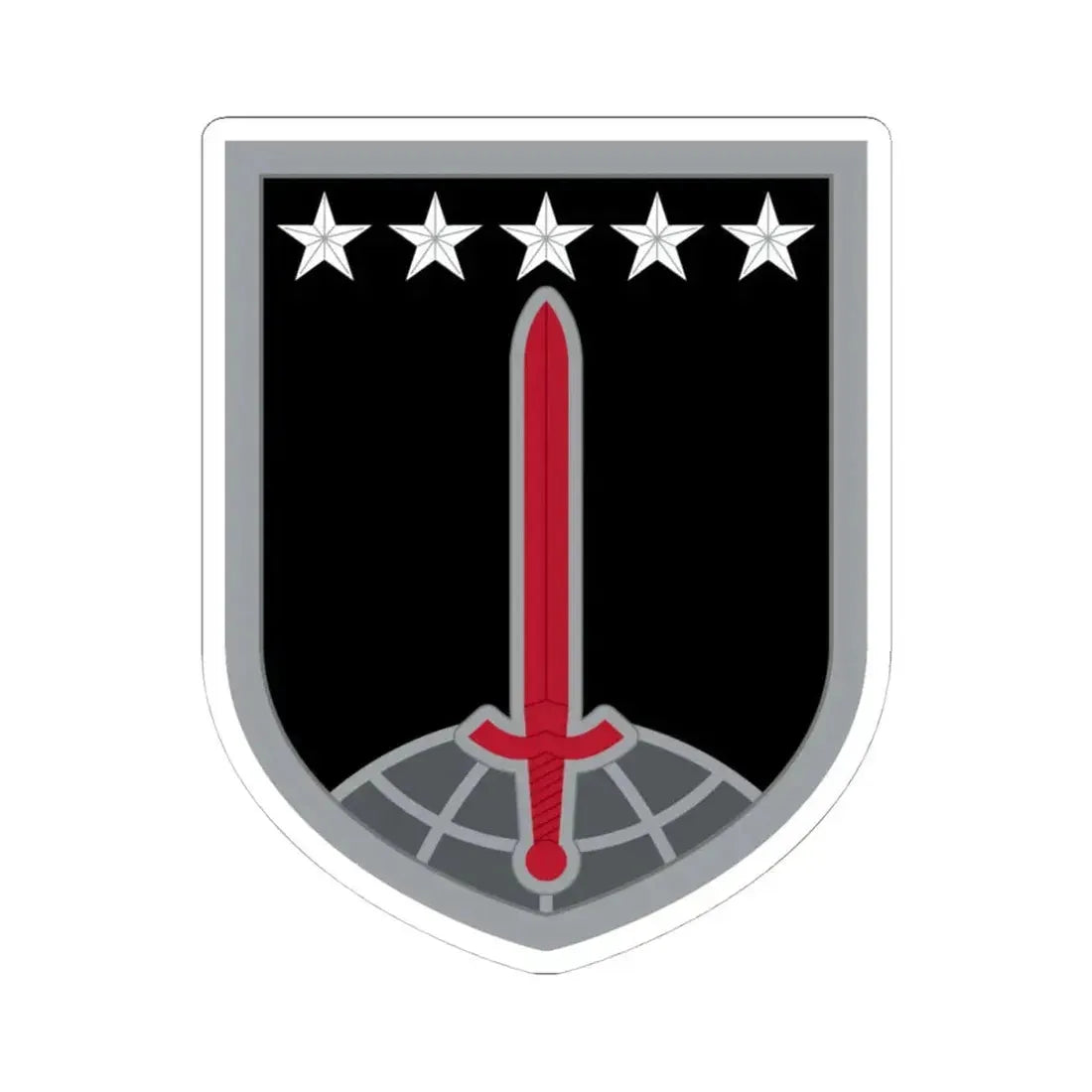 1ST MULTIDOMAIN TASK FORCE (U.S. Army) STICKER Vinyl Kiss-Cut Decal 4 Inch White - The Sticker Space