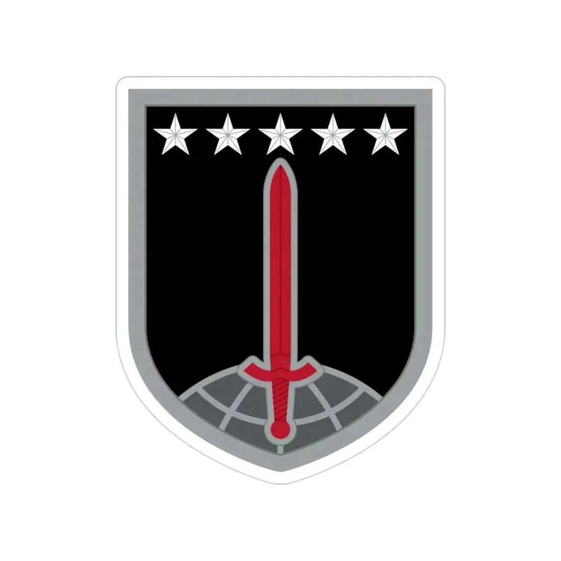 1ST MULTIDOMAIN TASK FORCE (U.S. Army) Transparent STICKER Die-Cut Vinyl Decal 3 Inch - The Sticker Space