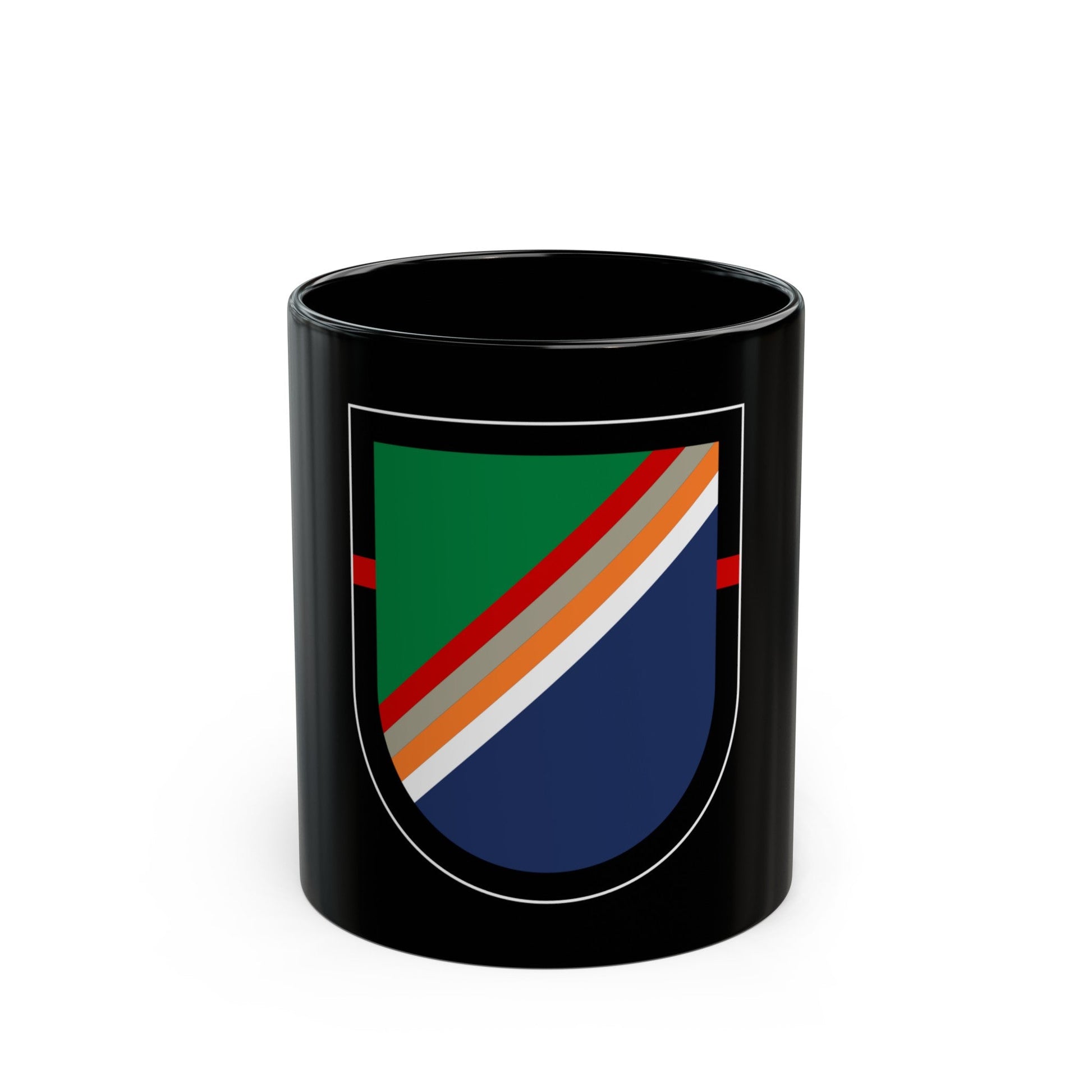 1st Ranger Battalion 3 (U.S. Army) Black Coffee Mug-11oz-The Sticker Space