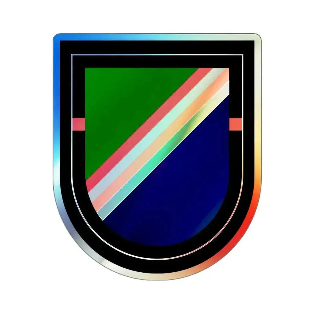 1st Ranger Battalion 3 (U.S. Army) Holographic STICKER Die-Cut Vinyl Decal 3 Inch Holographic - The Sticker Space