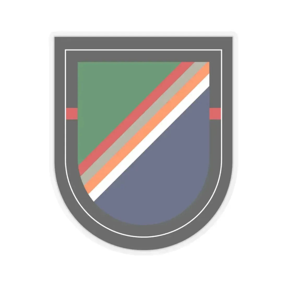 1st Ranger Battalion 3 (U.S. Army) STICKER Vinyl Kiss-Cut Decal 3 Inch Transparent - The Sticker Space