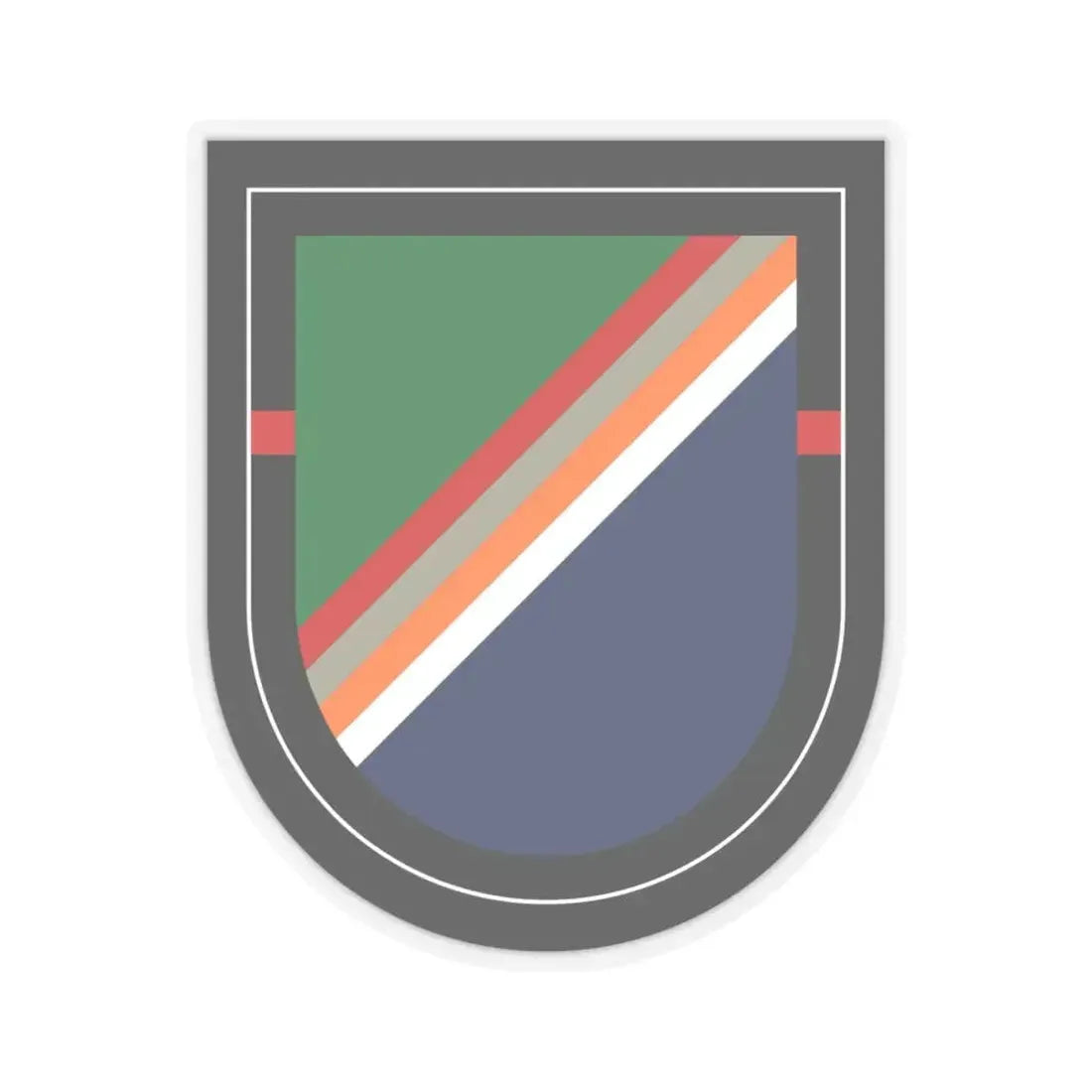 1st Ranger Battalion 3 (U.S. Army) STICKER Vinyl Kiss-Cut Decal 4 Inch Transparent - The Sticker Space