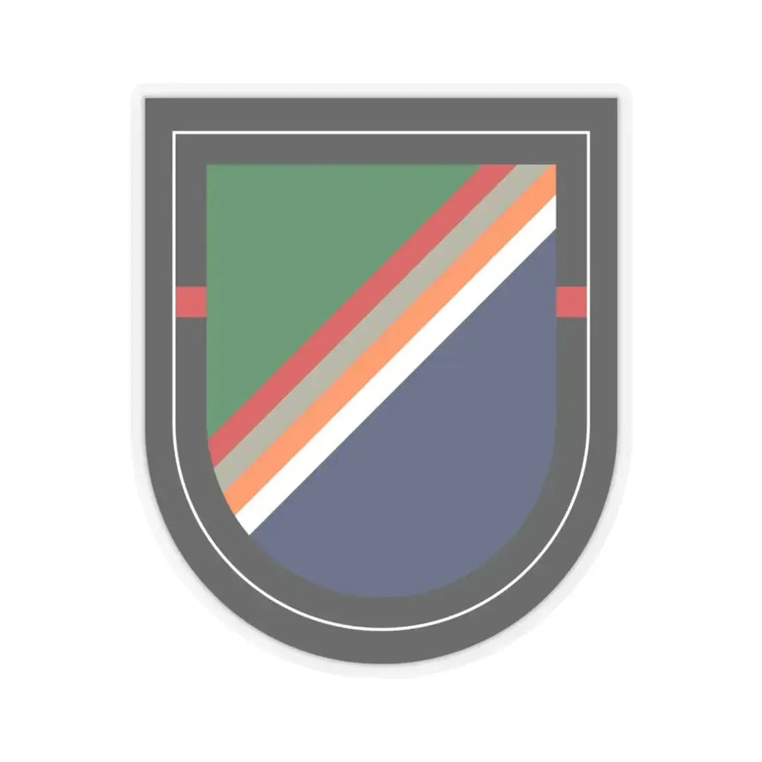 1st Ranger Battalion 3 (U.S. Army) STICKER Vinyl Kiss-Cut Decal 6 Inch Transparent - The Sticker Space