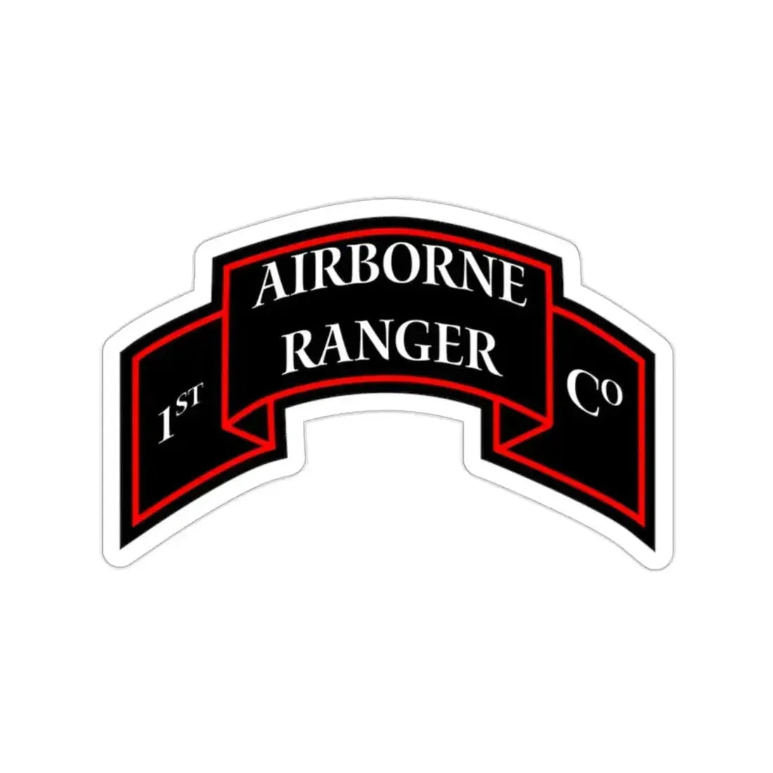 1st Ranger Infantry Company (U.S. Army) STICKER Vinyl Die-Cut Decal 2 Inch - The Sticker Space