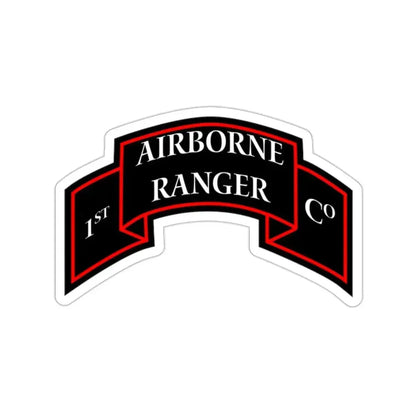 1st Ranger Infantry Company (U.S. Army) STICKER Vinyl Die-Cut Decal 2 Inch - The Sticker Space