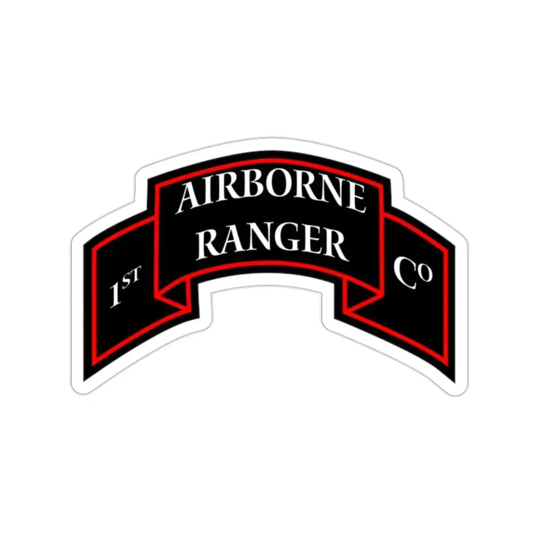 1st Ranger Infantry Company (U.S. Army) STICKER Vinyl Die-Cut Decal 2 Inch - The Sticker Space