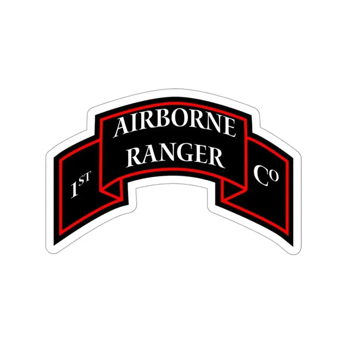1st Ranger Infantry Company (U.S. Army) STICKER Vinyl Die-Cut Decal 3 Inch - The Sticker Space