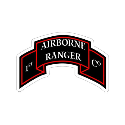 1st Ranger Infantry Company (U.S. Army) STICKER Vinyl Die-Cut Decal 3 Inch - The Sticker Space