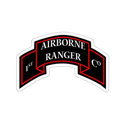 1st Ranger Infantry Company (U.S. Army) STICKER Vinyl Die-Cut Decal 4 Inch - The Sticker Space