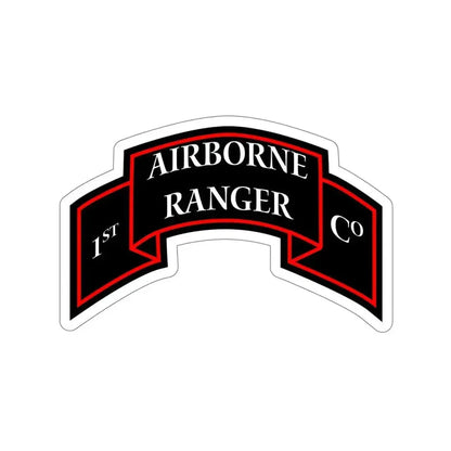 1st Ranger Infantry Company (U.S. Army) STICKER Vinyl Die-Cut Decal 5 Inch - The Sticker Space