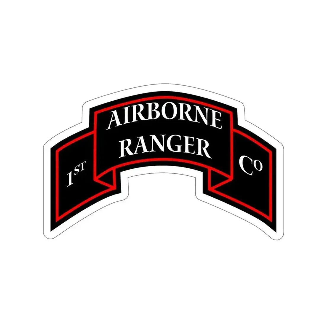 1st Ranger Infantry Company (U.S. Army) STICKER Vinyl Die-Cut Decal 6 Inch - The Sticker Space
