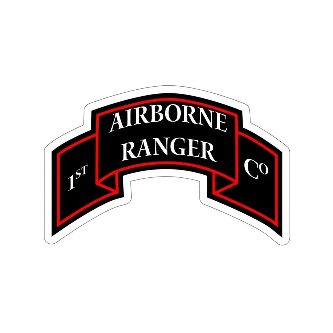 1st Ranger Infantry Company (U.S. Army) STICKER Vinyl Die-Cut Decal - The Sticker Space