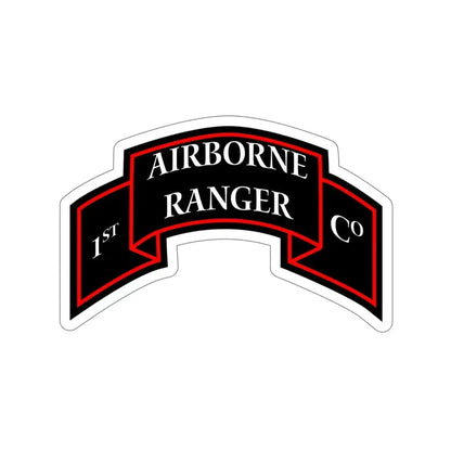 1st Ranger Infantry Company (U.S. Army) STICKER Vinyl Die-Cut Decal - The Sticker Space