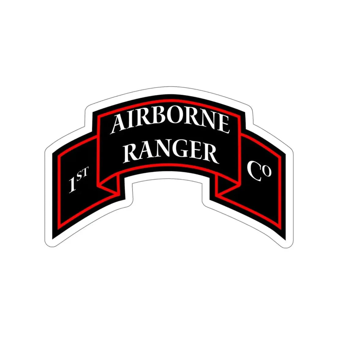 1st Ranger Infantry Company (U.S. Army) STICKER Vinyl Die-Cut Decal - The Sticker Space