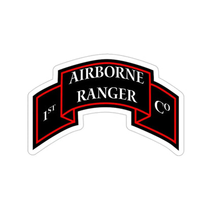 1st Ranger Infantry Company (U.S. Army) STICKER Vinyl Die-Cut Decal - The Sticker Space