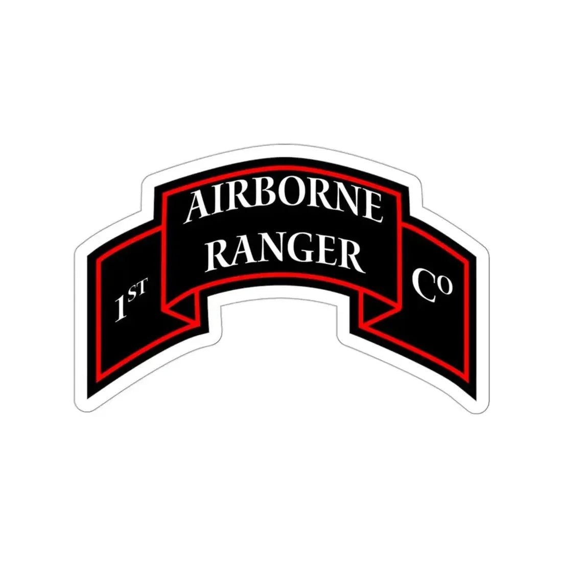 1st Ranger Infantry Company (U.S. Army) STICKER Vinyl Die-Cut Decal - The Sticker Space
