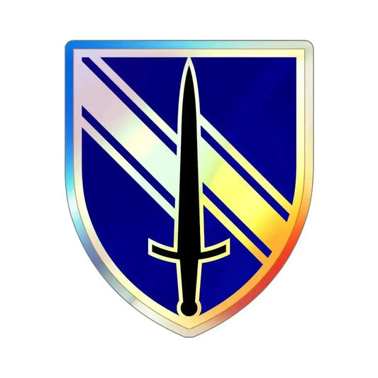 1st Security Forces Assistance Brigade (U.S. Army) Holographic STICKER Die-Cut Vinyl Decal 6 Inch Holographic - The Sticker Space