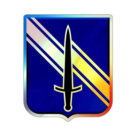 1st Security Forces Assistance Brigade v2 (U.S. Army) Holographic STICKER Die-Cut Vinyl Decal 6 Inch Holographic - The Sticker Space
