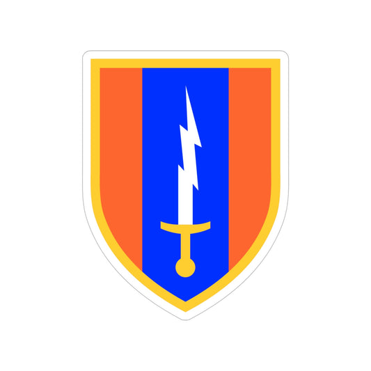 1st Signal Brigade (U.S. Army) Transparent STICKER Die-Cut Vinyl Decal-6 Inch-The Sticker Space