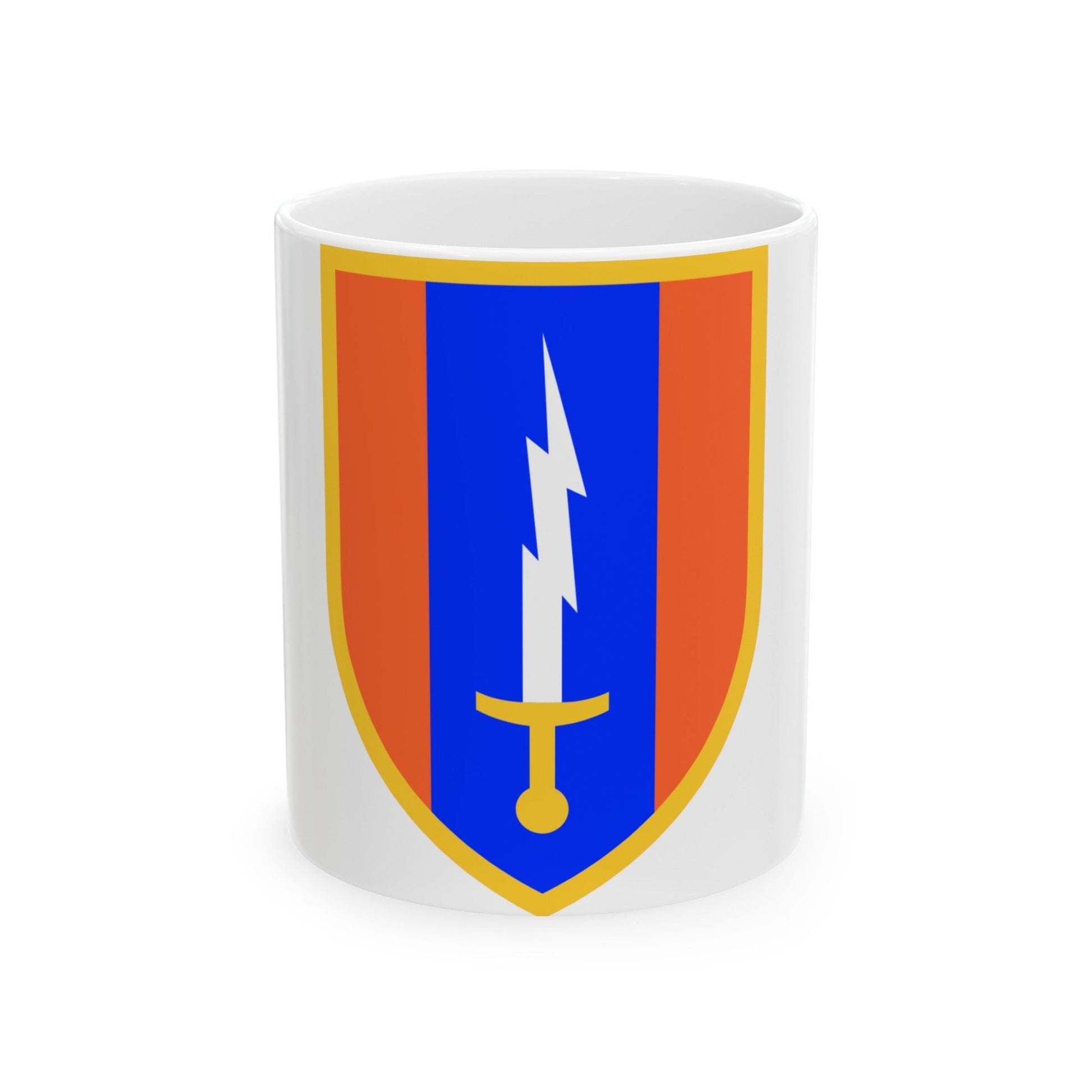 1st Signal Brigade (U.S. Army) White Coffee Mug-11oz-The Sticker Space