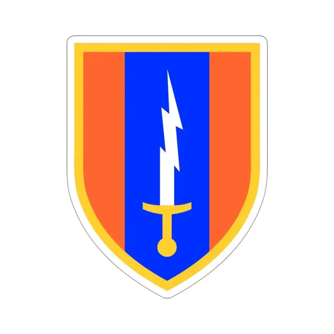 1st Signal Brigade (U.S. Army) STICKER Vinyl Die-Cut Decal 4 Inch - The Sticker Space