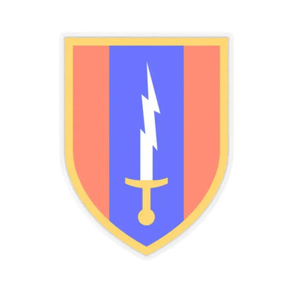 1st Signal Brigade (U.S. Army) STICKER Vinyl Kiss-Cut Decal 2 Inch Transparent - The Sticker Space