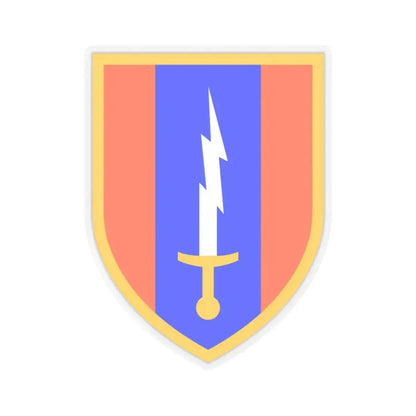 1st Signal Brigade (U.S. Army) STICKER Vinyl Kiss-Cut Decal 6 Inch Transparent - The Sticker Space