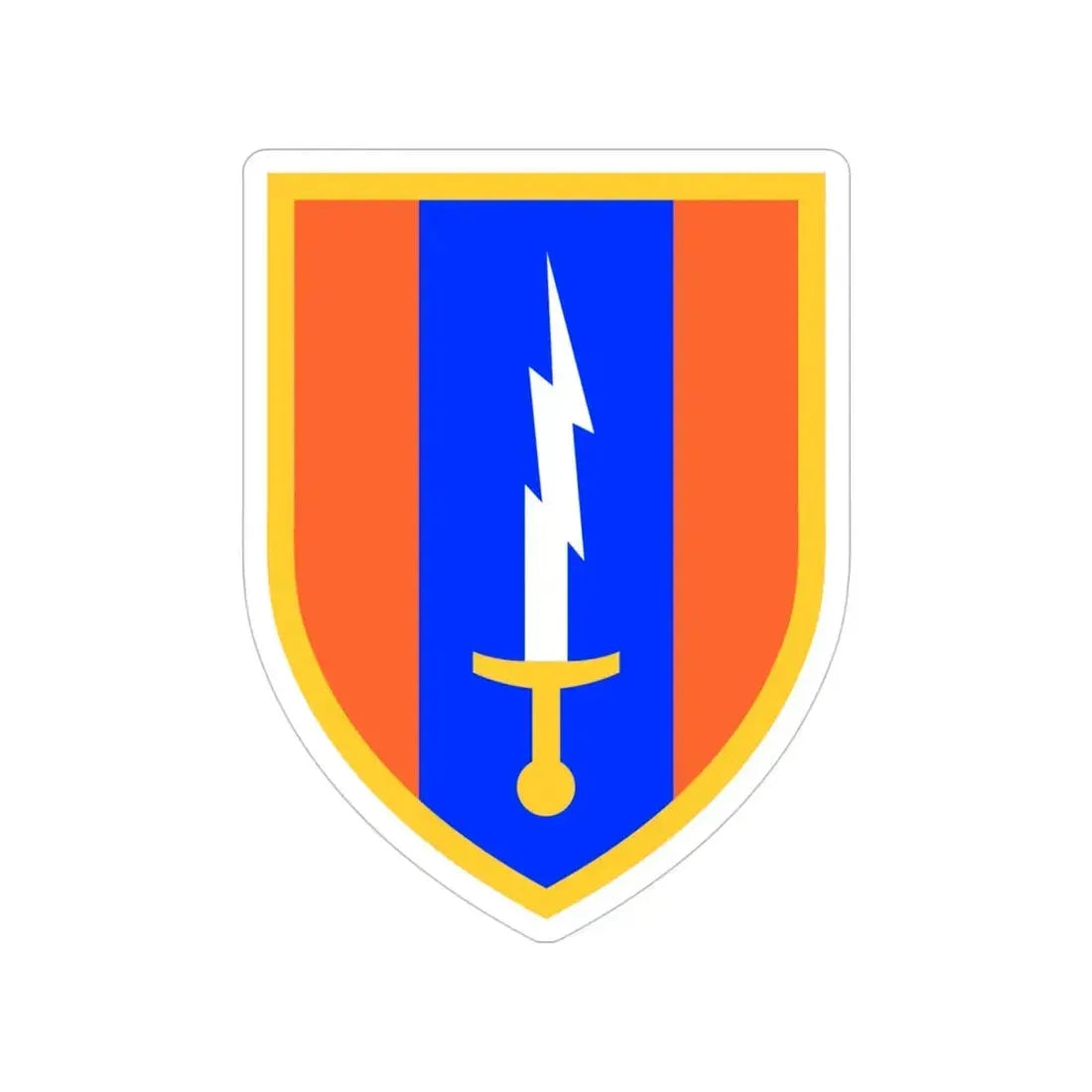1st Signal Brigade (U.S. Army) Transparent STICKER Die-Cut Vinyl Decal - The Sticker Space