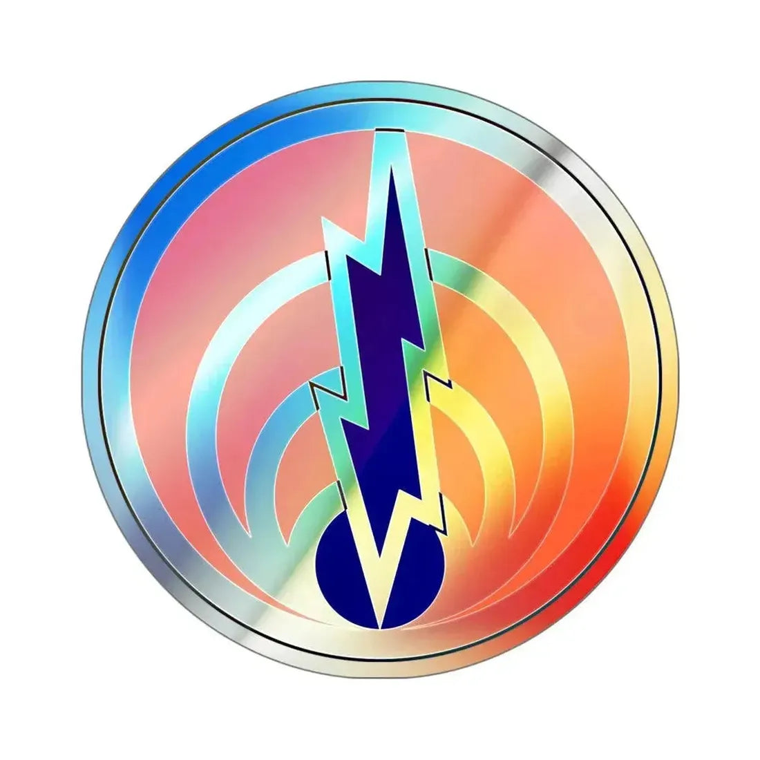 1st Signal Command (U.S. Army) Holographic STICKER Die-Cut Vinyl Decal 4 Inch Holographic - The Sticker Space