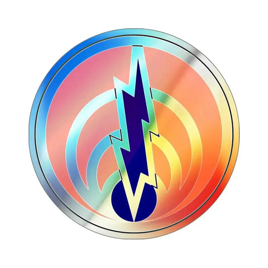 1st Signal Command (U.S. Army) Holographic STICKER Die-Cut Vinyl Decal 6 Inch Holographic - The Sticker Space
