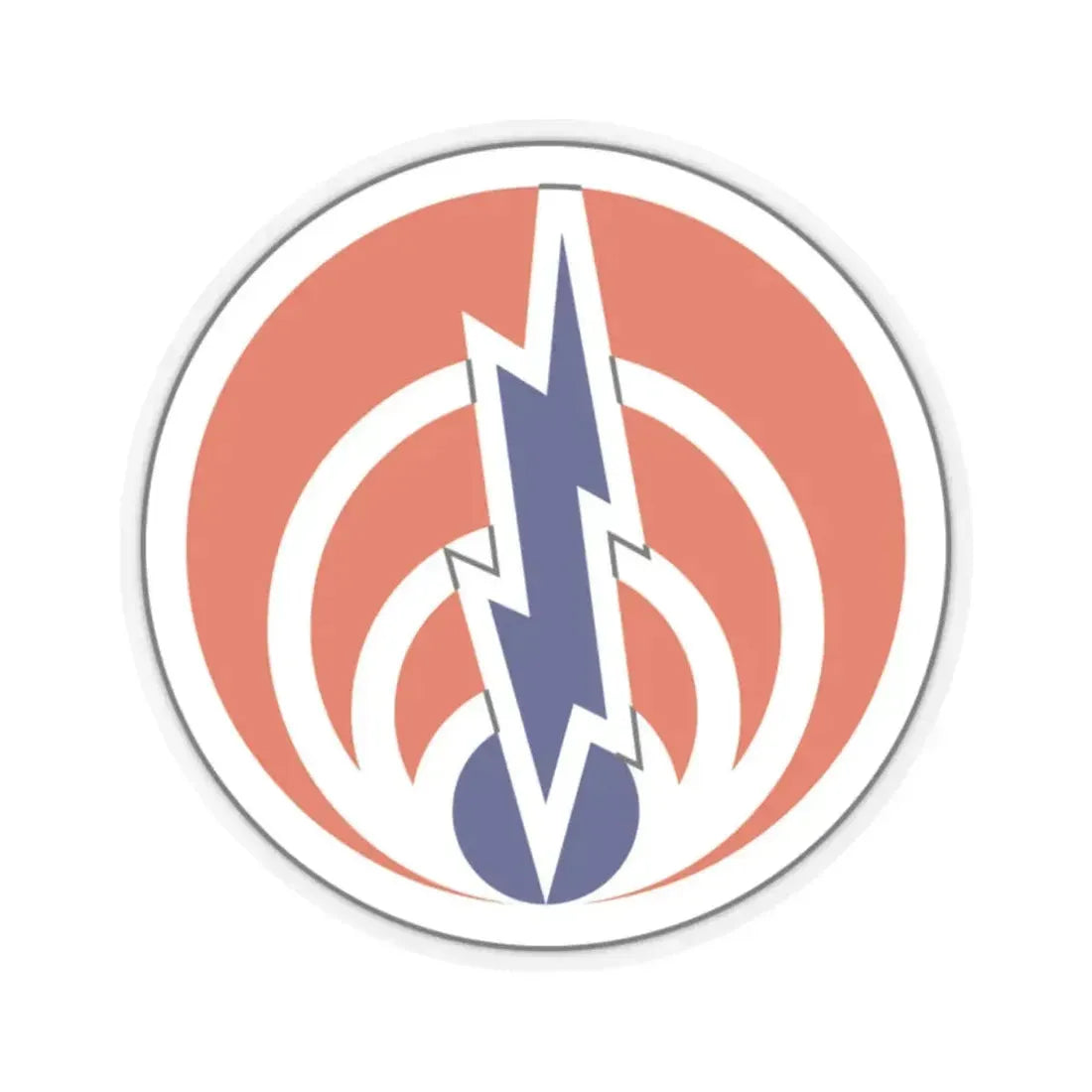 1st Signal Command (U.S. Army) STICKER Vinyl Kiss-Cut Decal 2 Inch Transparent - The Sticker Space