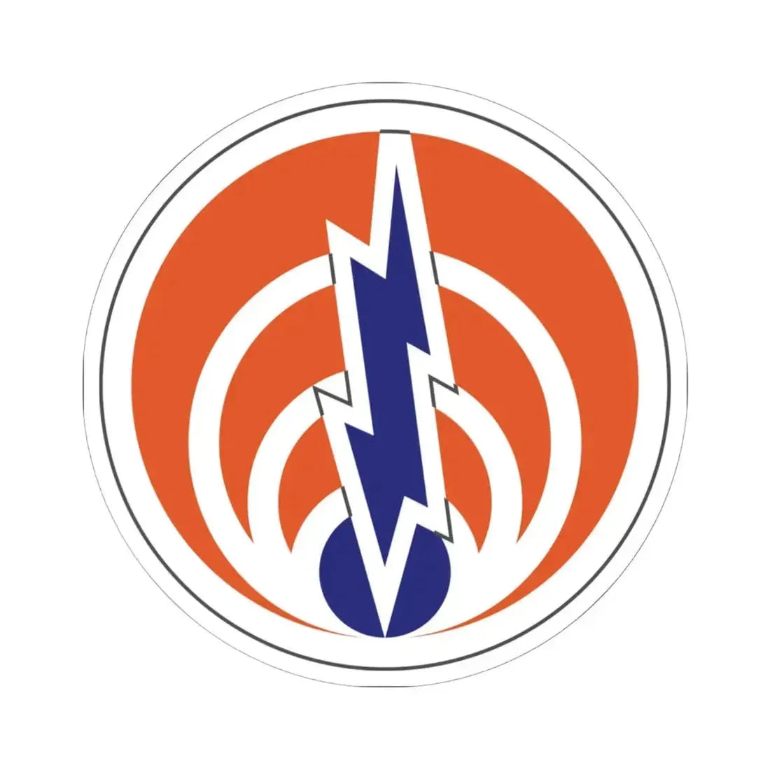 1st Signal Command (U.S. Army) STICKER Vinyl Kiss-Cut Decal 6 Inch White - The Sticker Space