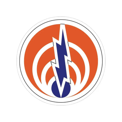 1st Signal Command (U.S. Army) Transparent STICKER Die-Cut Vinyl Decal 3 Inch - The Sticker Space