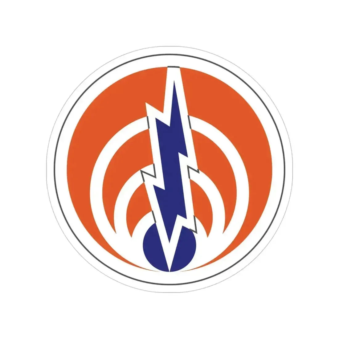 1st Signal Command (U.S. Army) Transparent STICKER Die-Cut Vinyl Decal 4 Inch - The Sticker Space