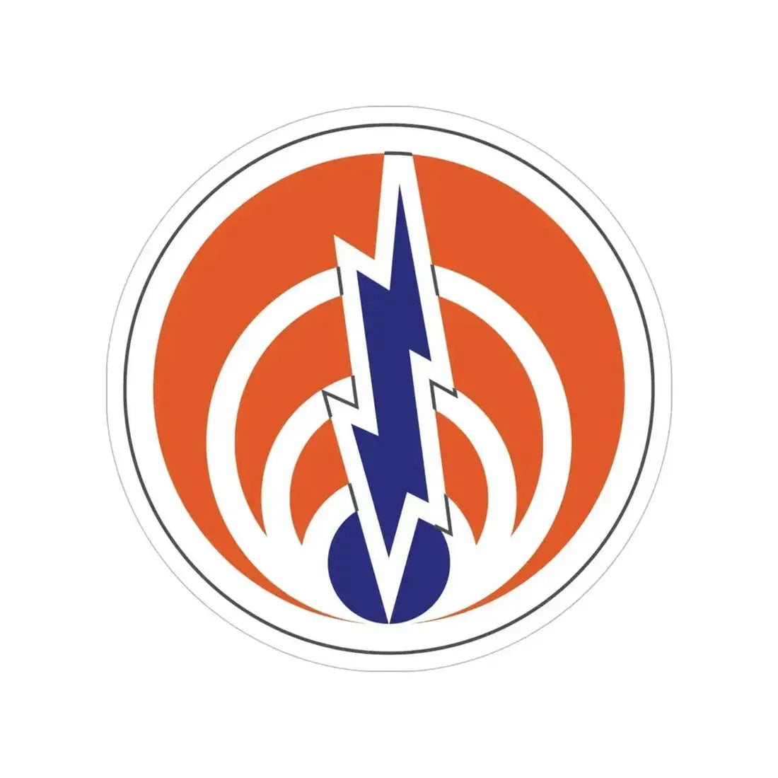 1st Signal Command (U.S. Army) Transparent STICKER Die-Cut Vinyl Decal 6 Inch - The Sticker Space