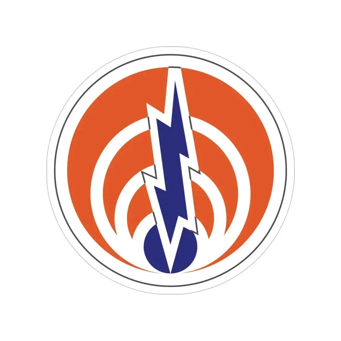 1st Signal Command (U.S. Army) Transparent STICKER Die-Cut Vinyl Decal - The Sticker Space