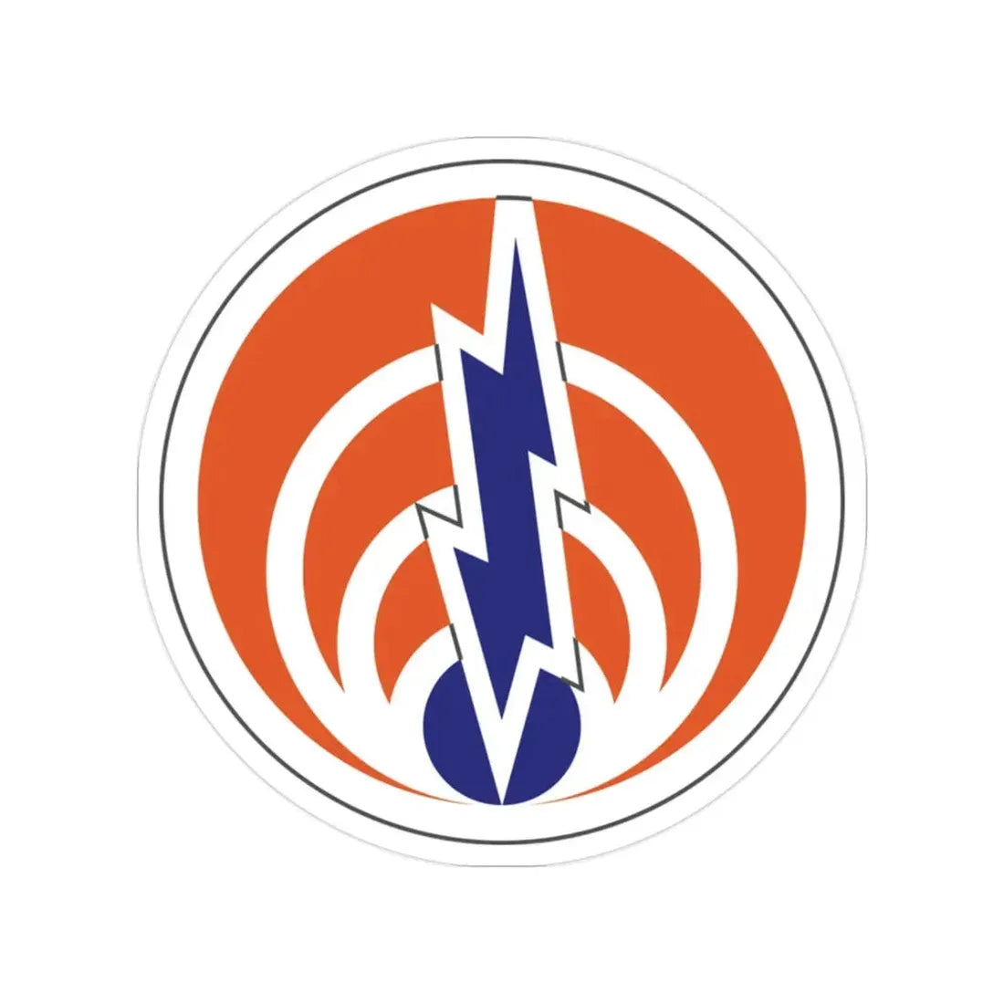 1st Signal Command (U.S. Army) Transparent STICKER Die-Cut Vinyl Decal - The Sticker Space