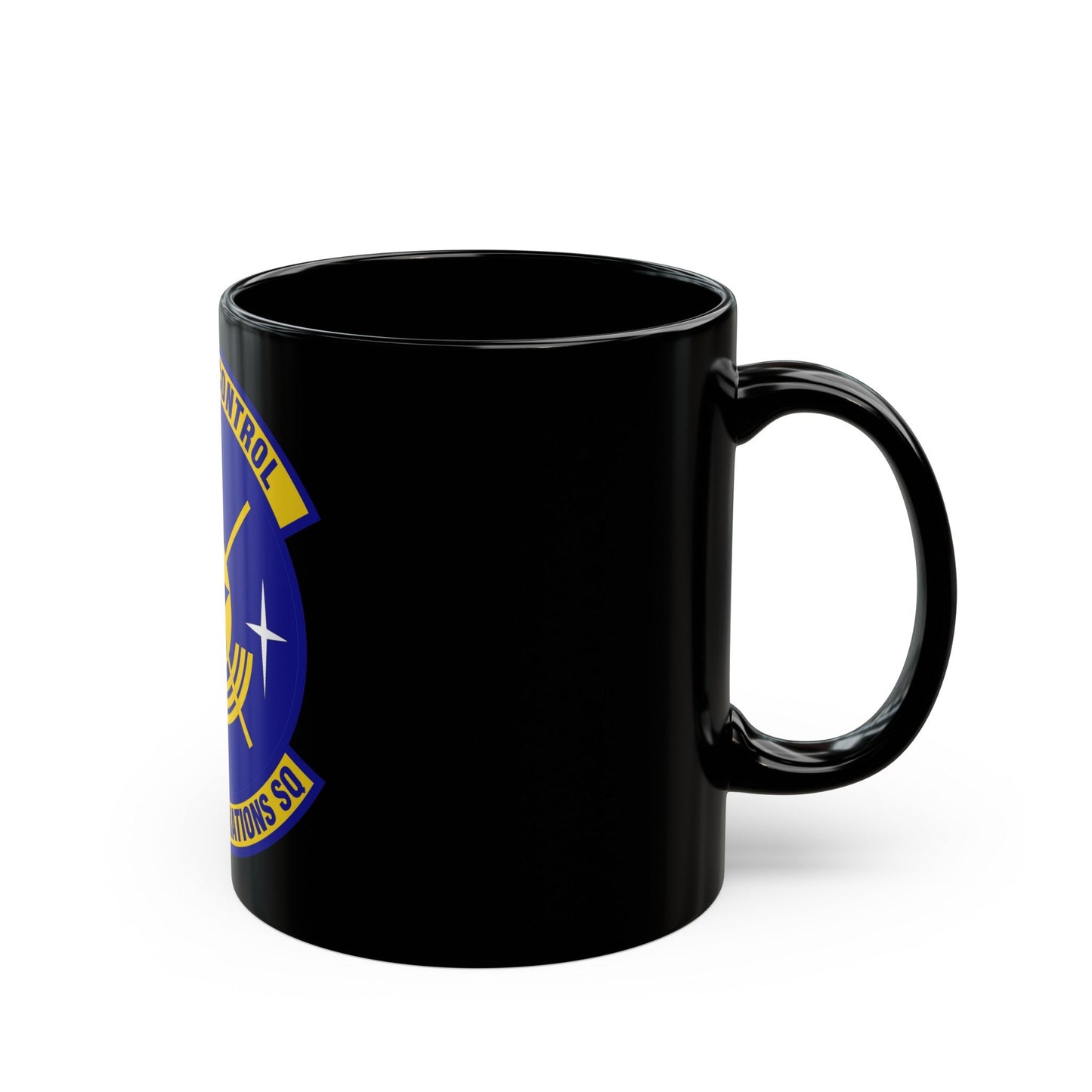 1st Space Operations Squadron (U.S. Air Force) Black Coffee Mug-The Sticker Space