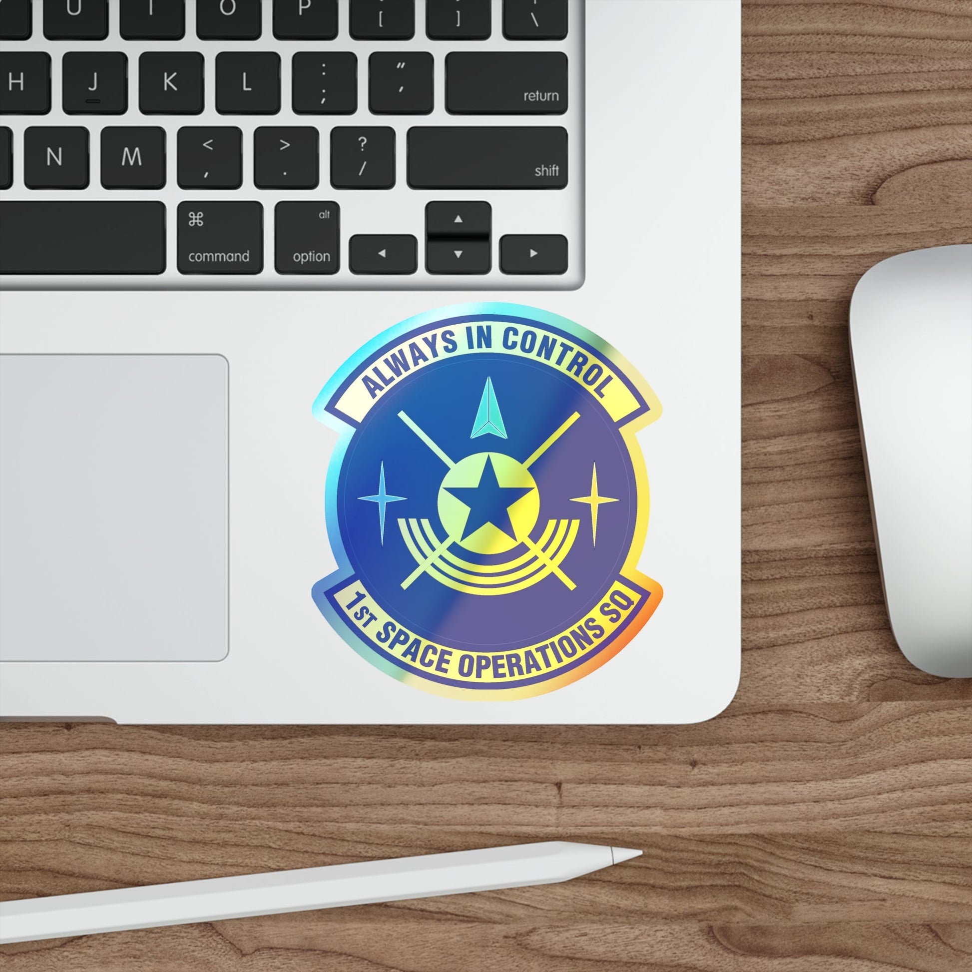 1st Space Operations Squadron (U.S. Air Force) Holographic STICKER Die-Cut Vinyl Decal-The Sticker Space