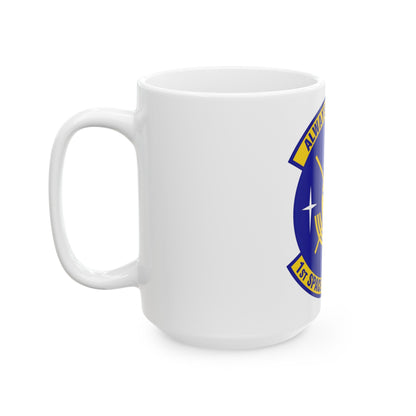1st Space Operations Squadron (U.S. Air Force) White Coffee Mug-The Sticker Space