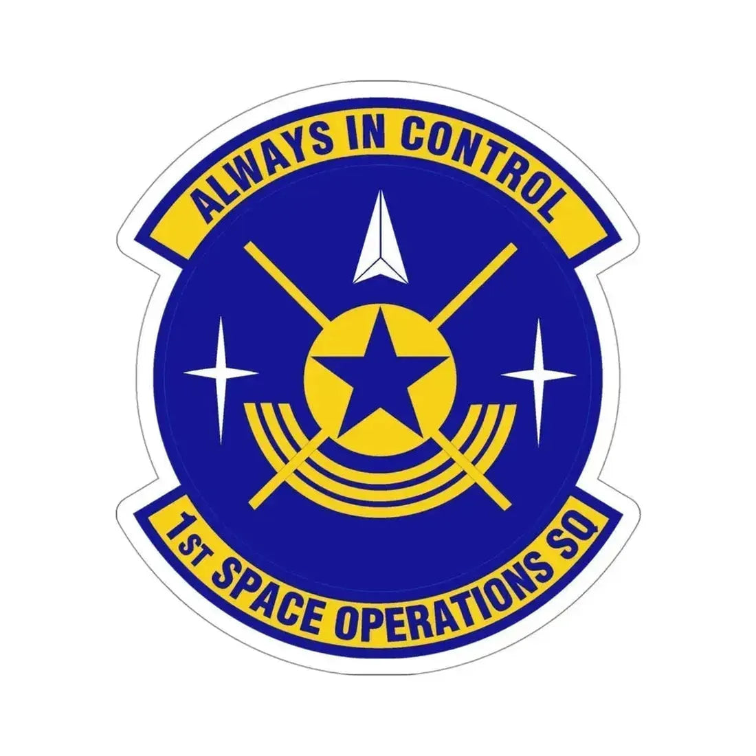 1st Space Operations Squadron (U.S. Air Force) STICKER Vinyl Die-Cut Decal 4 Inch - The Sticker Space