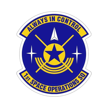 1st Space Operations Squadron (U.S. Air Force) STICKER Vinyl Die-Cut Decal 6 Inch - The Sticker Space