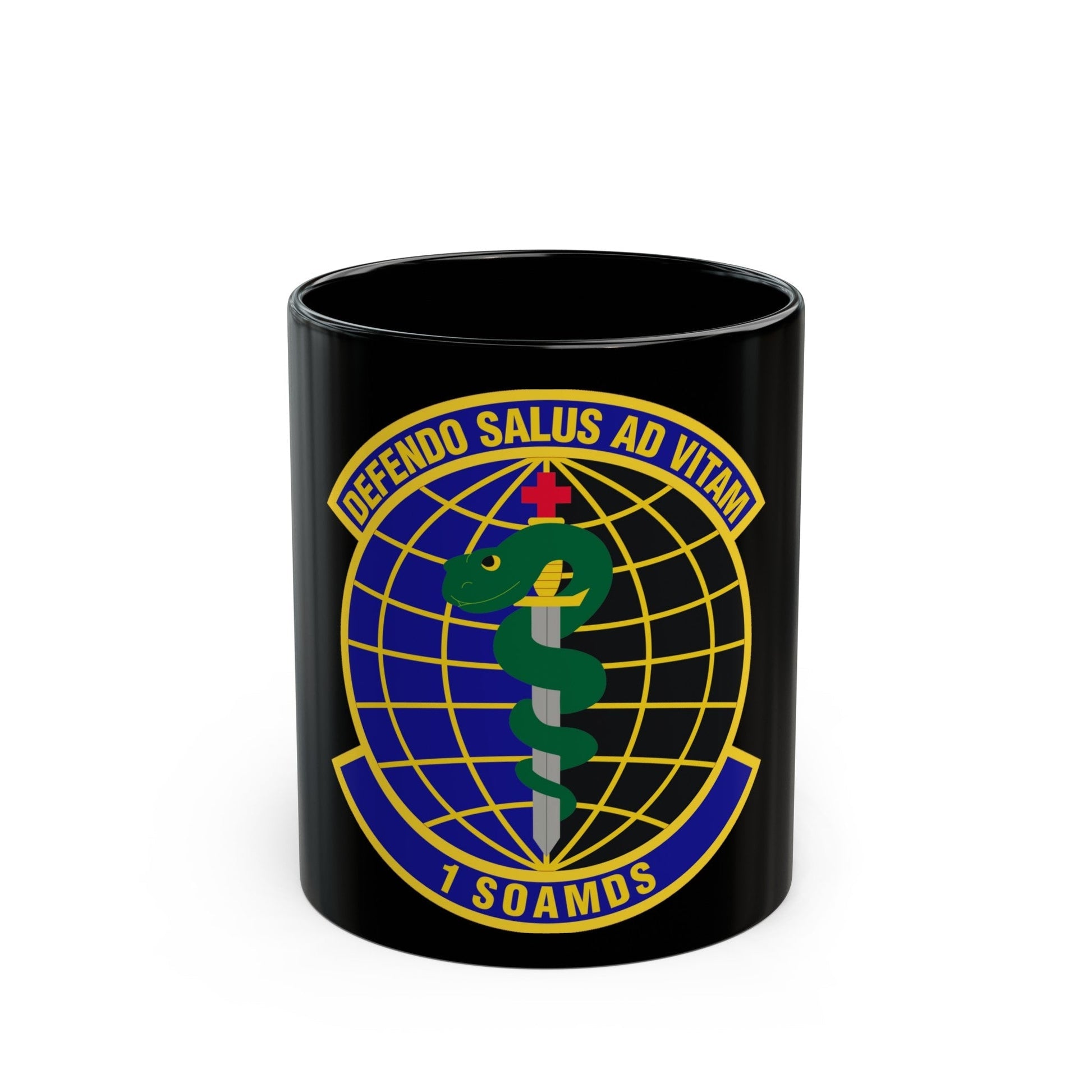 1st Special Operations Aerospace Medicine Squadron (U.S. Air Force) Black Coffee Mug-11oz-The Sticker Space