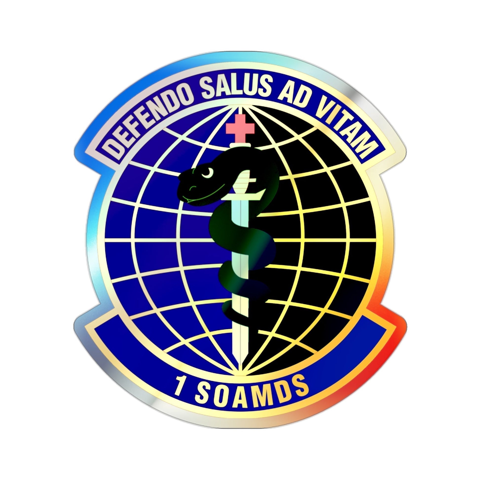 1st Special Operations Aerospace Medicine Squadron (U.S. Air Force) Holographic STICKER Die-Cut Vinyl Decal-2 Inch-The Sticker Space